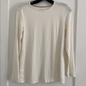 Chico’s the ultimate T NWT white long sleeve S